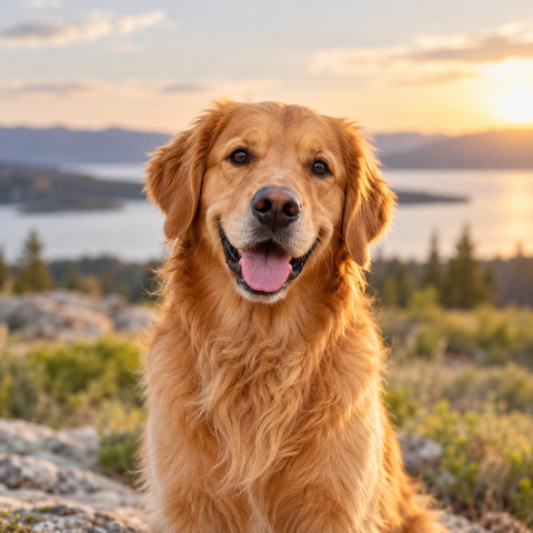 Max, a Golden Retriever