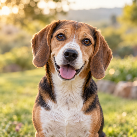 Cooper, a Beagle Mix